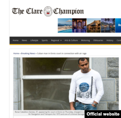 La noticia en el Clare Champion.