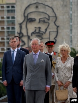 El Príncipe de Gales, Carlos, y la Duquesa de Cornualles, Camilla, en su visita a Cuba.