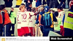 El francés Thierry Henry juega en los Red Bulls de Nueva York